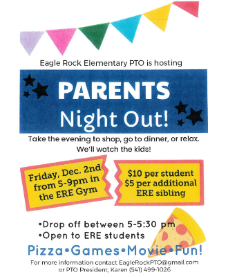  PTO Parents Night Out Flyer